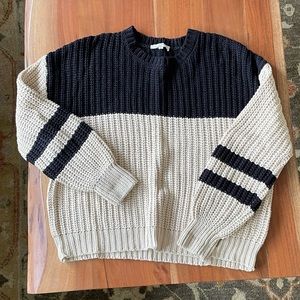 Color block sweater